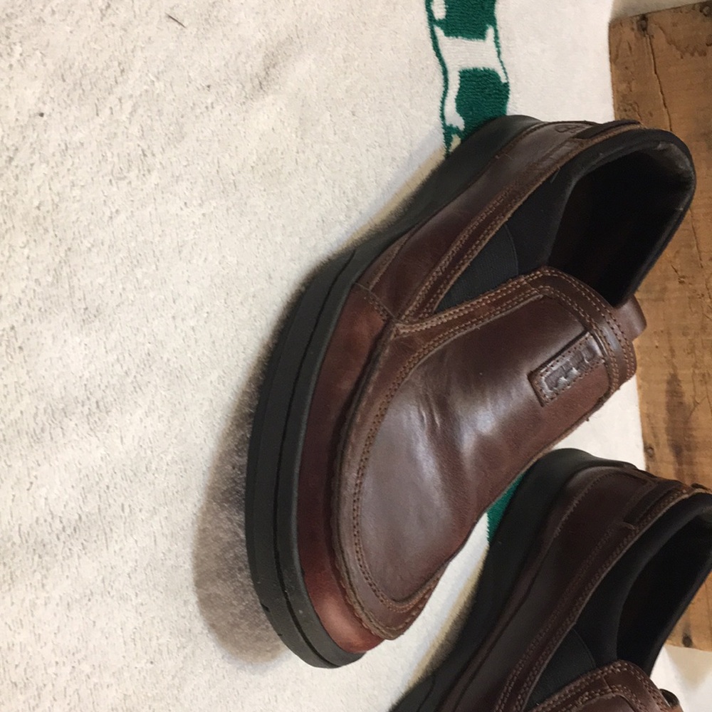 Timberland Mens leather slip ons